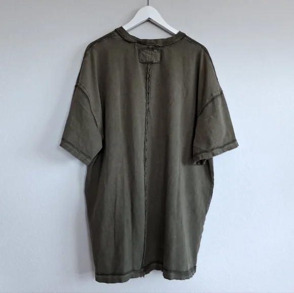 Free People We The Free Farm Friends "Rooster" Oversized Graphic Tee - Picture 7 of 16